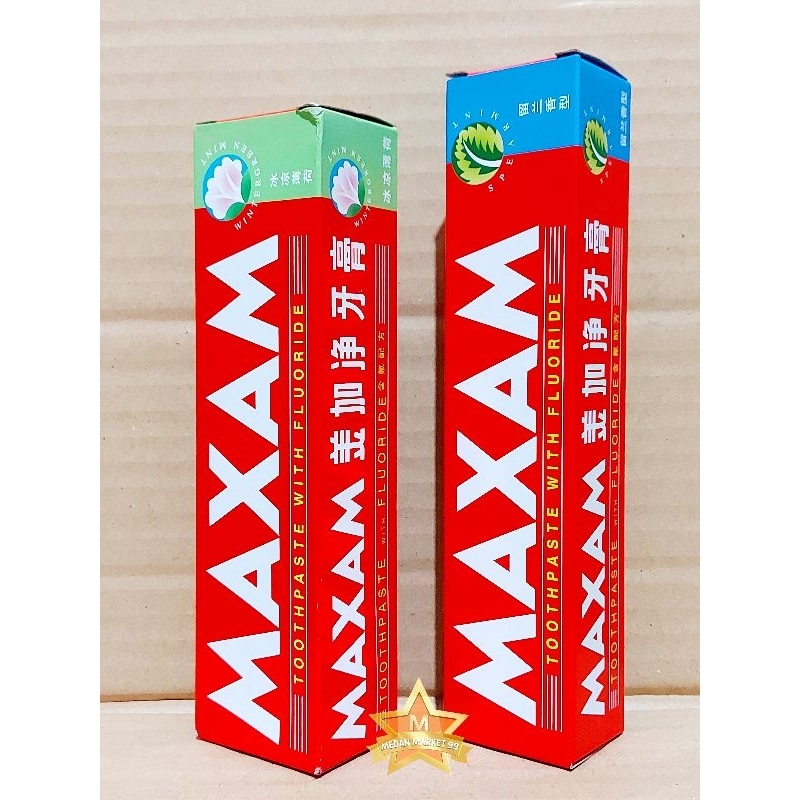 Jual MAXAM ODOL PASTA GIGI 145gr/ TOOTH PASTE WITH FLUORIDE/ ODOL ...