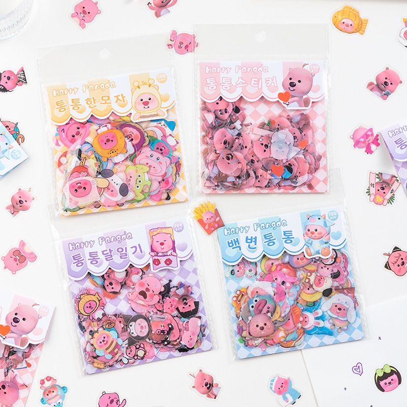 Jual STIKER PACK STICKER LOOPY PORORO KOSTUM IMPORT ISI 100PCS | Shopee ...