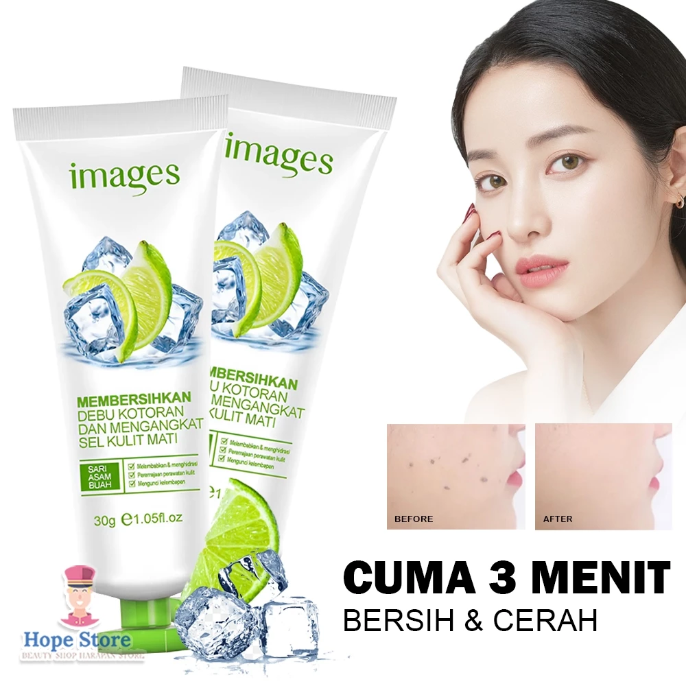 Images Exfoliating 30gr Facial Glowing Scrub Wajah / Perontok Daki dan Sel Kulit Mati | AutoStock