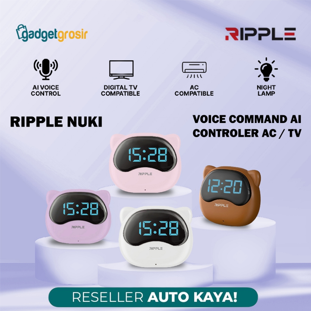 Jual Ripple Nuki Smart USB Smart AI Remote AC TV Voice Command With ...