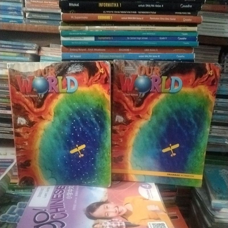 Jual OUR WORLD 4 STUDENT BOOK DAN WORKBOOK | Shopee Indonesia
