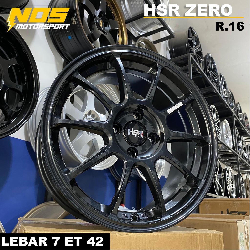 Jual Velg racing mobilio, city, agya, hsr zero ring 16 pcd 4x100 warna ...