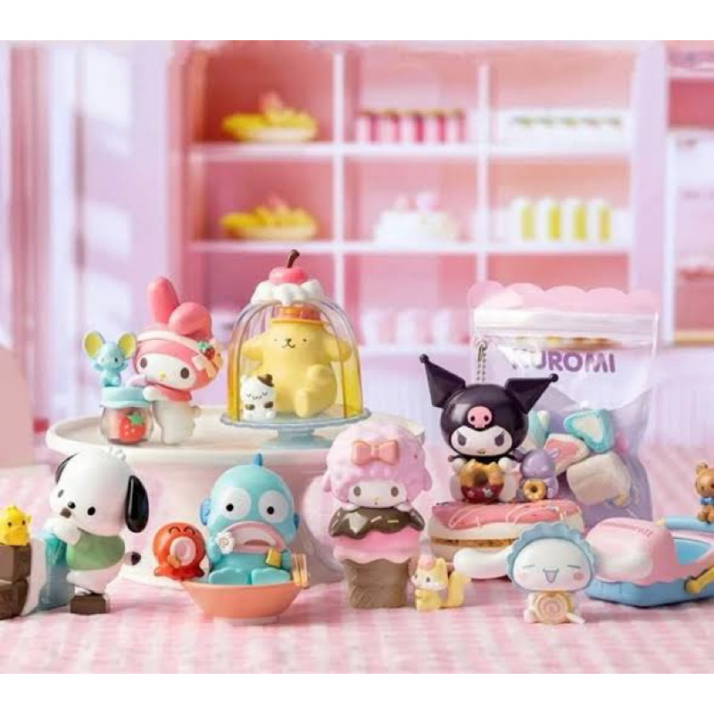 Jual MINISO Sanrio Colorful Food Blind Box Selected Confirmed Design ...