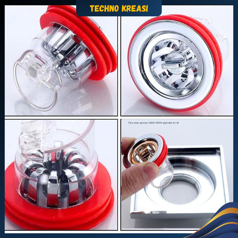 Jual Penutup Lubang Saluran Air Kamar Mandi Saringan Pembuangan Westafel  Dapur Anti Serangga & Bau Floor Drain Core Silicone Tahan Bau Sk-0062 |  Shopee Indonesia