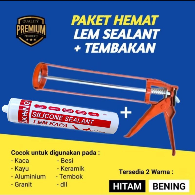 Jual Promo Paket Hemat Lem Sealant Silicone Ml Tembakan Gun Kaleng Botol Shopee Indonesia