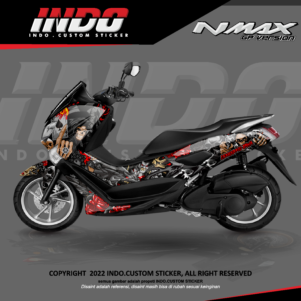 Jual DECAL STIKER NMAX SIMPLE ELEGANT FULL BODY DECAL STIKER NMAX NEW ...