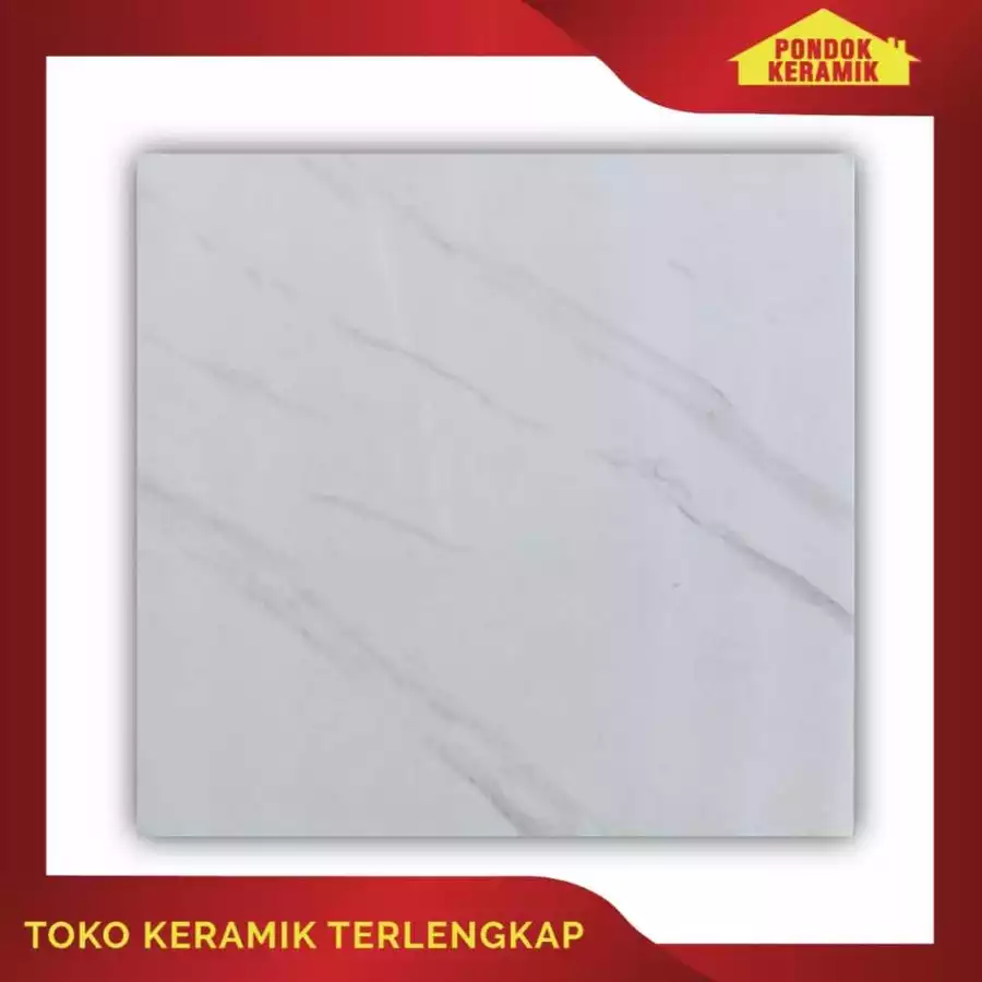 Granit Lantai Procyon 60x60 Motif Marble Carara Marmer YKL 6019