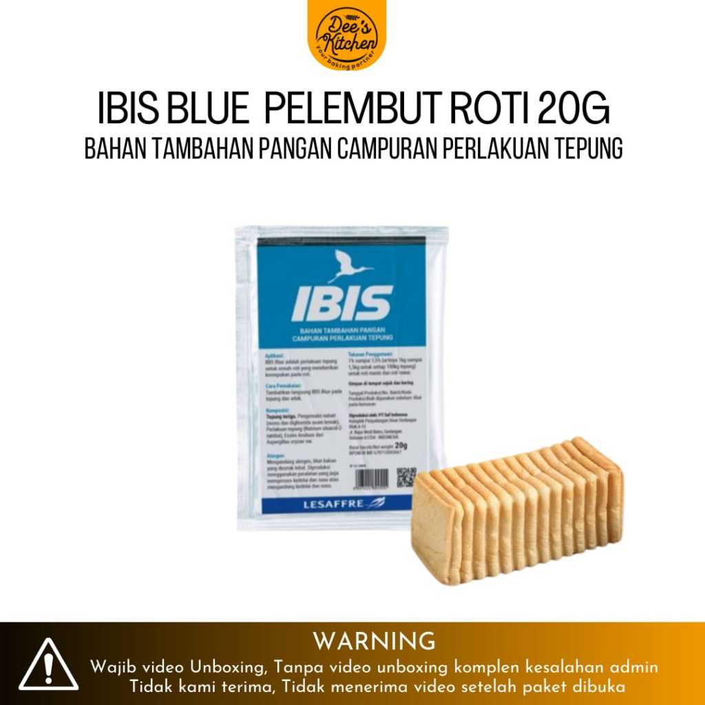 Jual IBIS Blue Pelembut Roti (satuan) | Shopee Indonesia