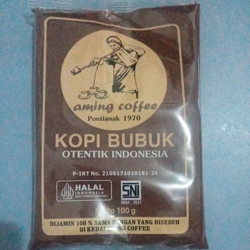 Jual Kopi bubuk Aming coffee 100g | Shopee Indonesia