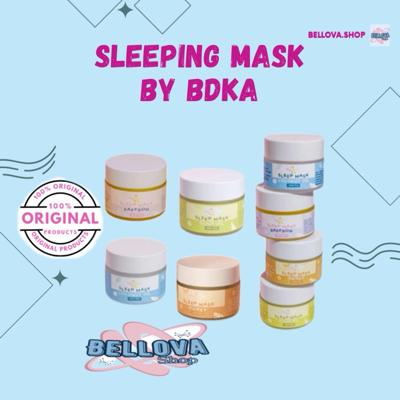 Jual (BELLOVA) SLEEPING MASK BYBDKA | Shopee Indonesia