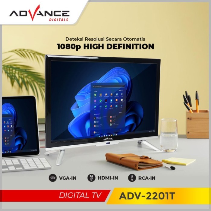 Jual Led TV Digital Advance + Monitor 22