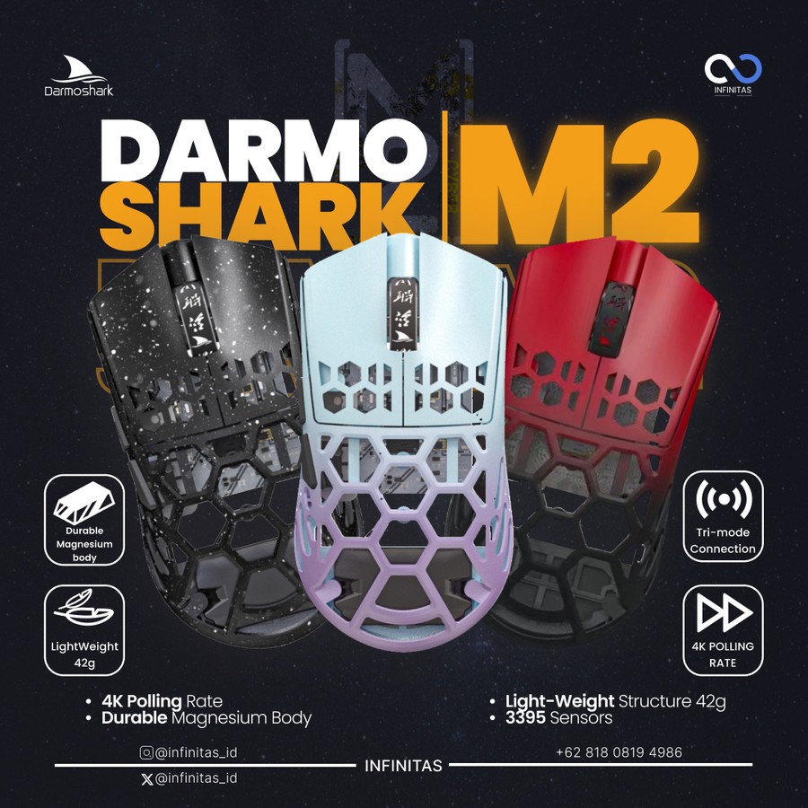 Darmoshark M2 Daero 8KHz対応（Jual Darmoshark M2 / M-2 8k