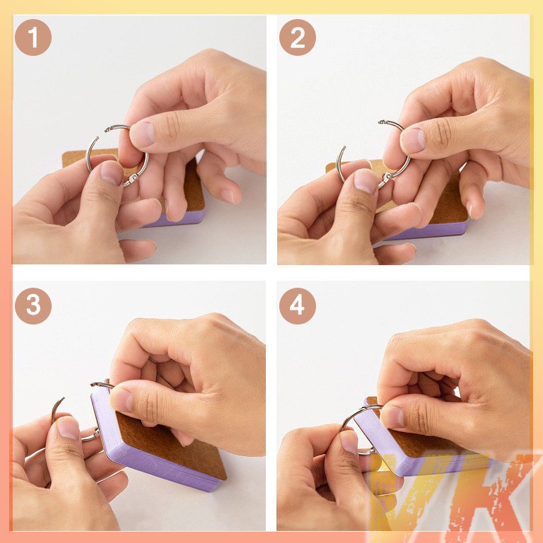 Jual FLASH CARD/FLASH CARD POLOS 50 LEMBAR Flash Card / Memo Ring ...