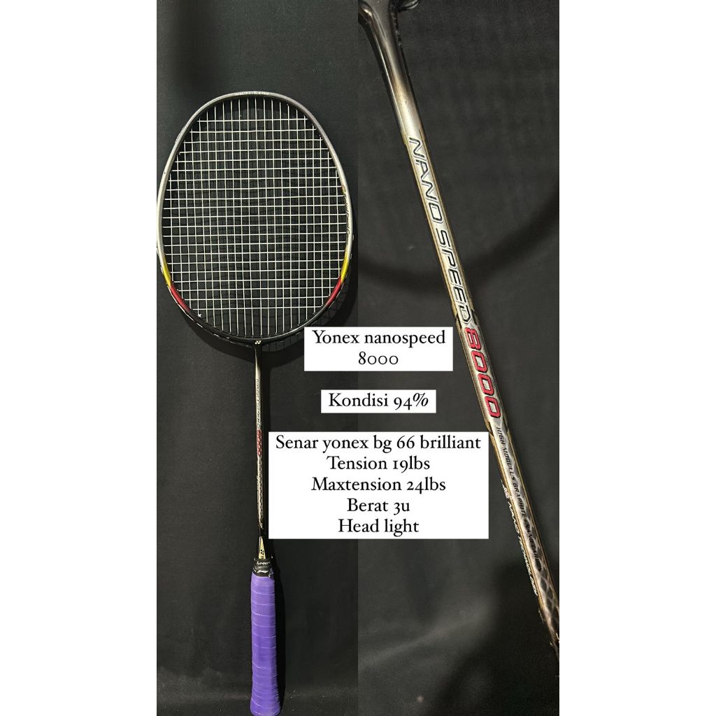 Jual Yonex nanospeed 8000 | Shopee Indonesia