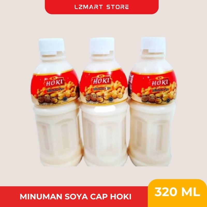 Jual Minuman Soya Botol HOKI ( 320ML ) | Shopee Indonesia