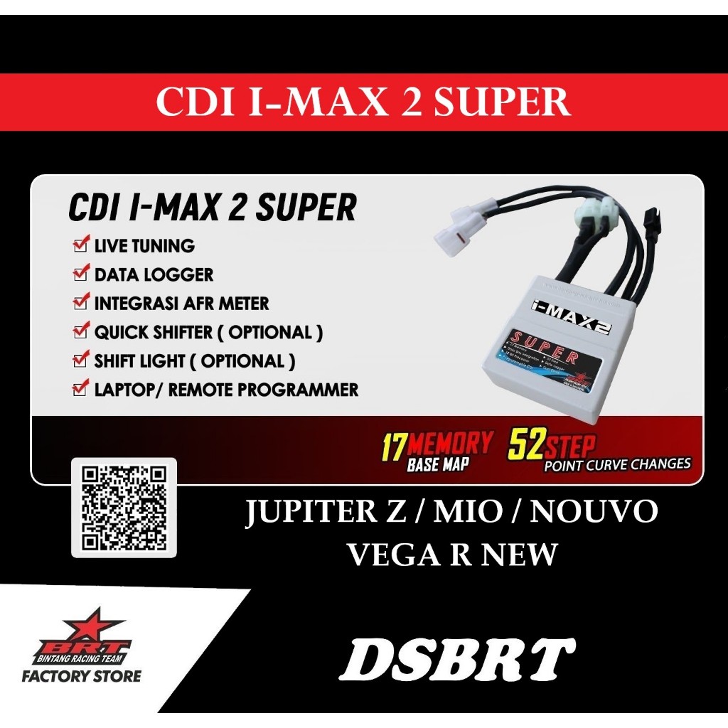 Jual CDI BRT IMAX 2 SUPER & REMOTE 52 Step JUPITER Z MIO OLD SOUL NOUVO ...