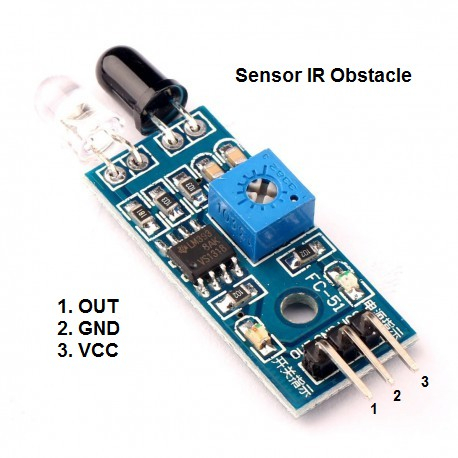 Jual ES MODUL SENSOR Sensor Inframerah IR Infrared Pendeteksi Halangan ...