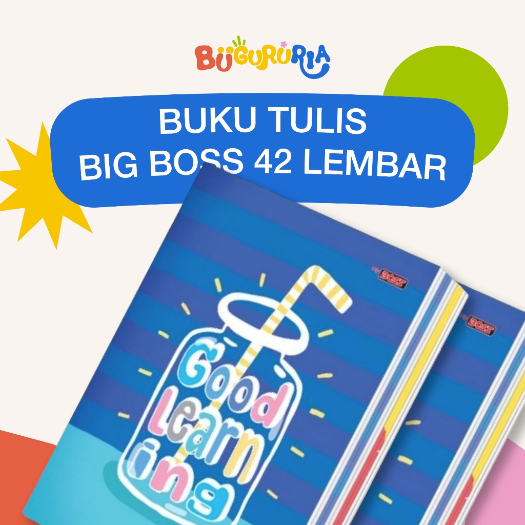 Jual Bu Guru Ria - Buku Tulis Big Boss 42 Lembar ( 1 Pack / 6 Buku ...