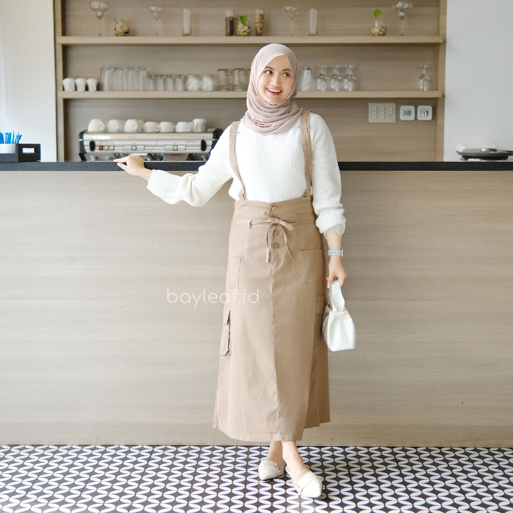 Jual Bayleaf.id Caca Overall Skirt / Jumpsuit Wanita / Overall Rok ...