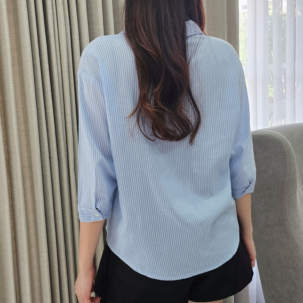 ORECCA - Vona Stripe Shirt Atasan Wanita foto 5