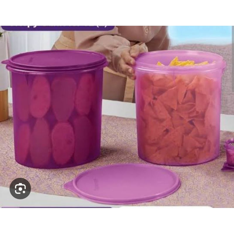 Jual Crispy Canister 5L ECER Tupperware / Toples Kerupuk | Shopee Indonesia