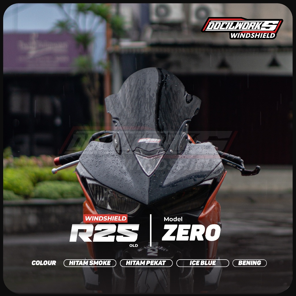 Jual Docilworks - Visor Winshield ZERO MRA R25 OLD | Shopee Indonesia
