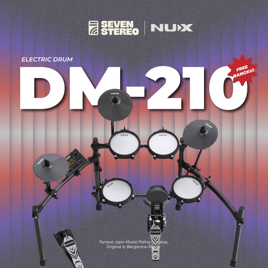 Jual Nux DM210 DM-210 DM 210 Drum Elektrik | Shopee Indonesia