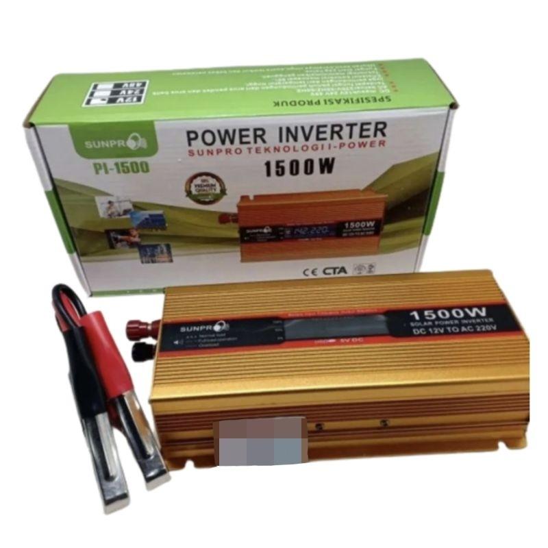 Jual SUNPRO Power Inverter 1500W Inverter PI 1500 | Inverter Power DC ...