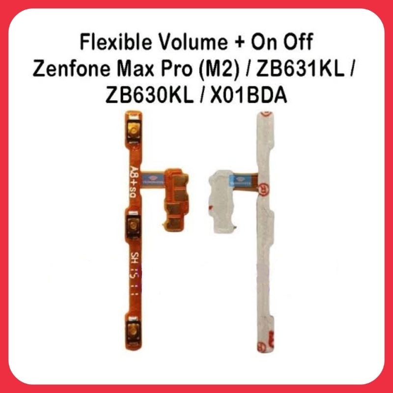 Jual flex flexible on off volume power asus max pro m2 zb631kl | Shopee ...