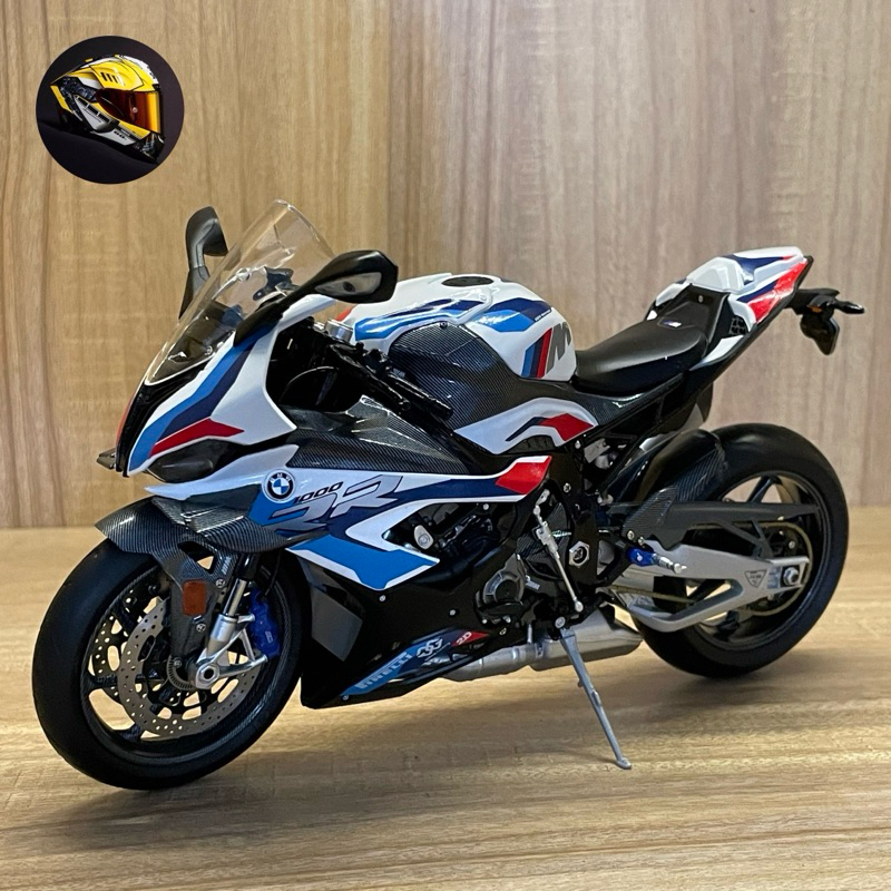 Jual diecast miniatur motor bmw M1000RR skala 1/10 dealer box | Shopee ...