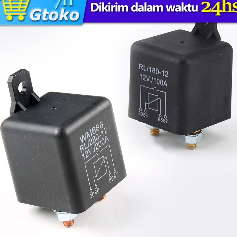 Jual KODE D65P Solenoid Relay Relai 12V 1A 2A WM686 Relay Ampere Besar ...
