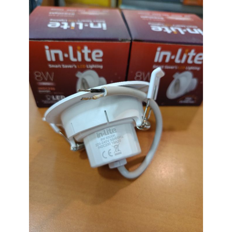 Jual Lampu Downlight/Spotlight INLITE 8W INDC230 Putih/CDL 6500K ...