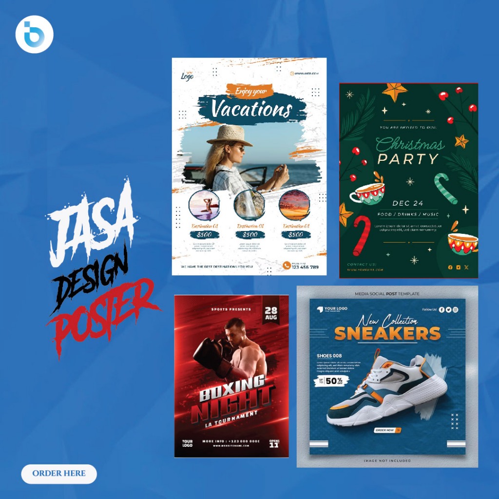 Jual Desain Grafis | Poster Leaflet Kartu Nama Banner Spanduk Pamflet ...