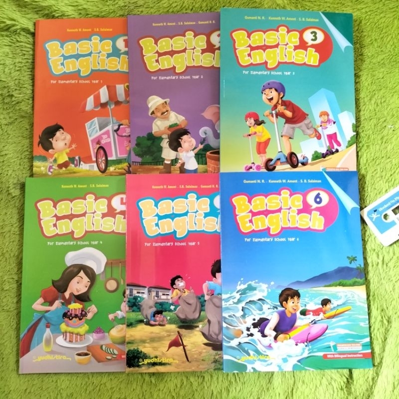 Jual ORIGINAL BUKU BAHASA INGGRIS BASIC ENGLISH KELAS 1 2 3 4 5 6 SD ...