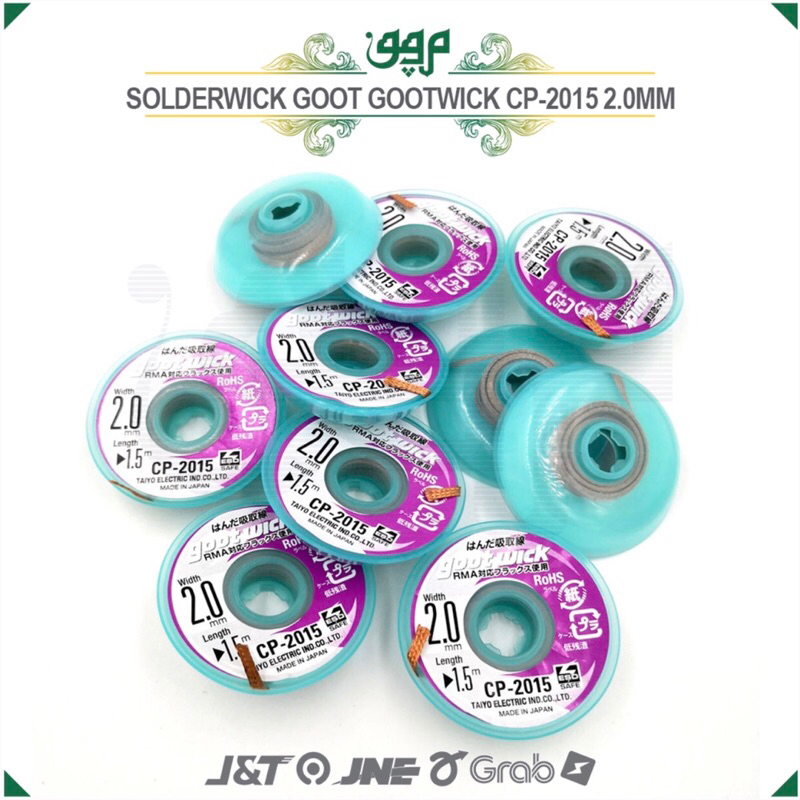 Jual Solderwick Gootwick 2.0mm CP-2015 1 Pack / Solder Wick Gootwick ...