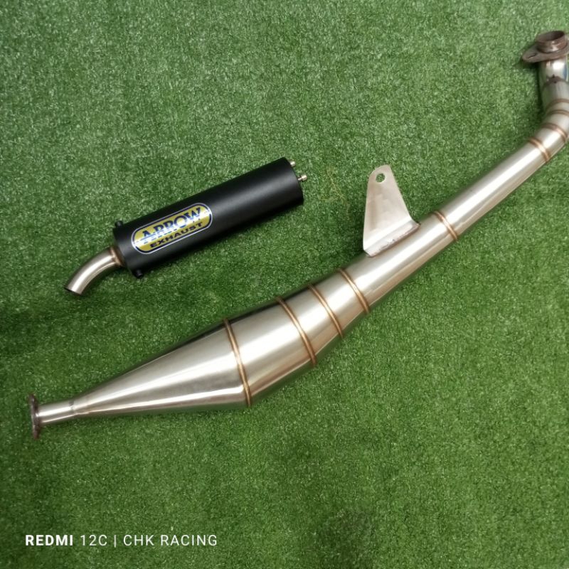 Jual knalpot racing ALFA full stenlise | Shopee Indonesia