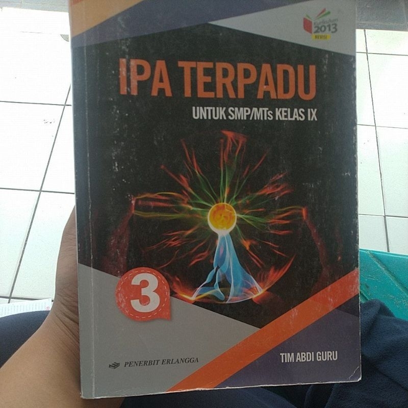 Jual Buku IPA Terpadu SMP Kelas 9 IX Kurikulum 2013 Revisi Erlangga Tim ...