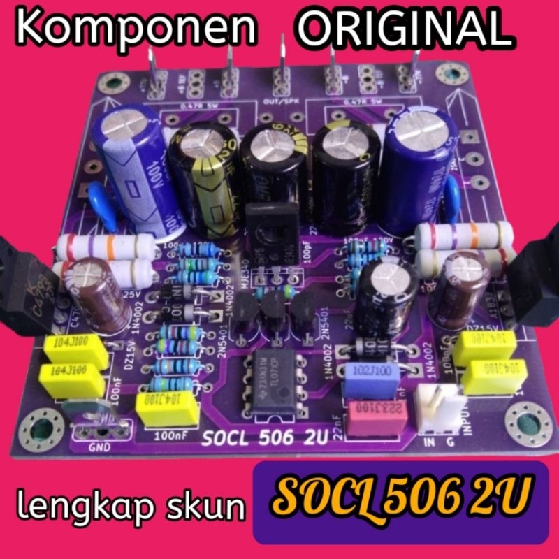 Jual Driver Socl 506 Dobel Layer 2u Kit Socl 506 2u komponen original