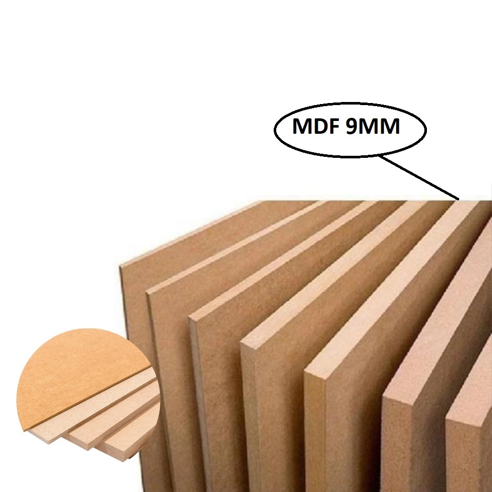 Jual MDF Board Papan Mdf Papan MDF coklat 9mm Potongan Custom ukuran ...