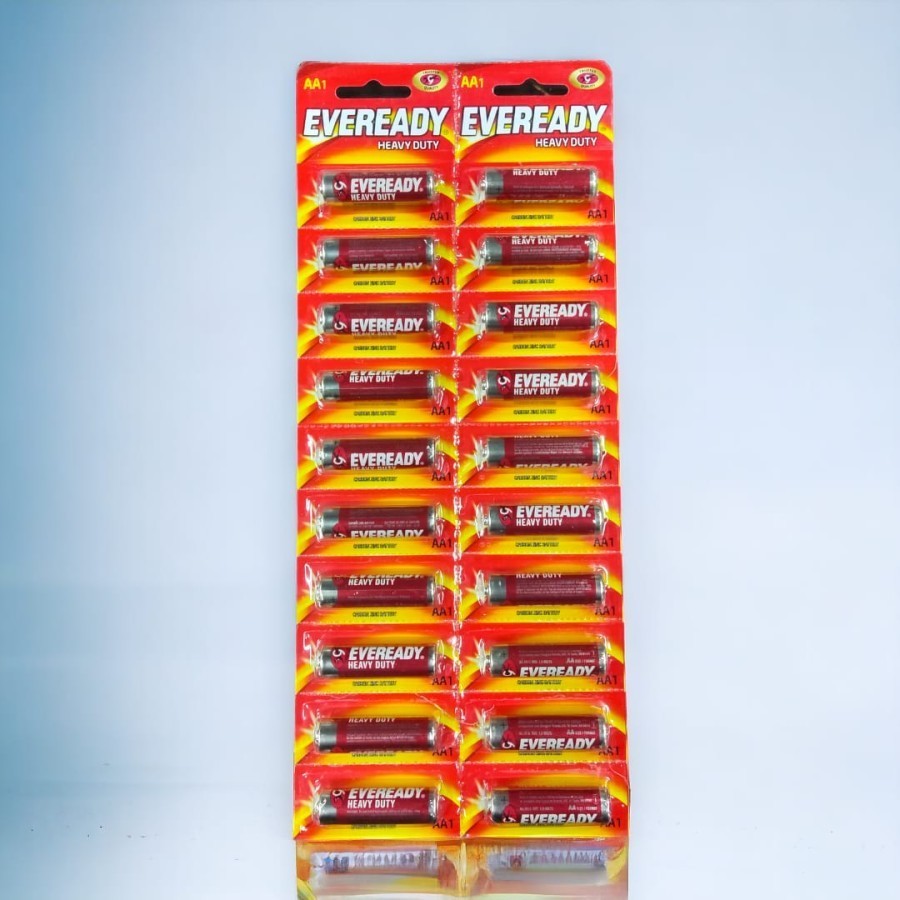 Jual EVEREADY AA Heavy Duty Red Battery | Baterai / Batre Merah (per ...