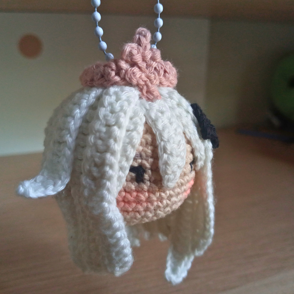 Jual Gantungan kunci Genshin Impact Paimon keychain rajut | Shopee ...