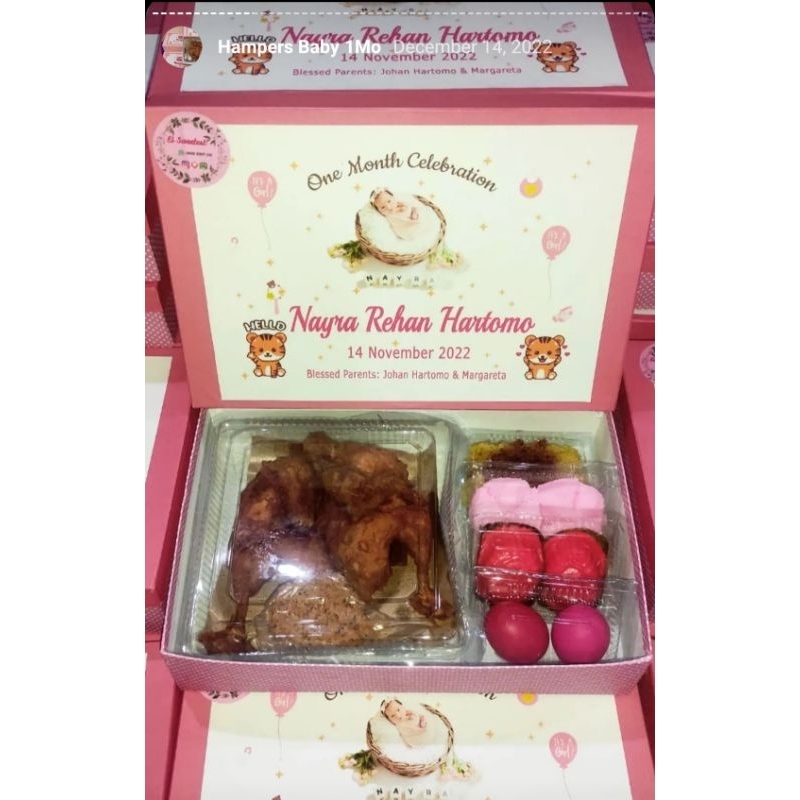 Jual Hampers manyue paket komplit ayam negeri satu bulan bayi/manyue ...