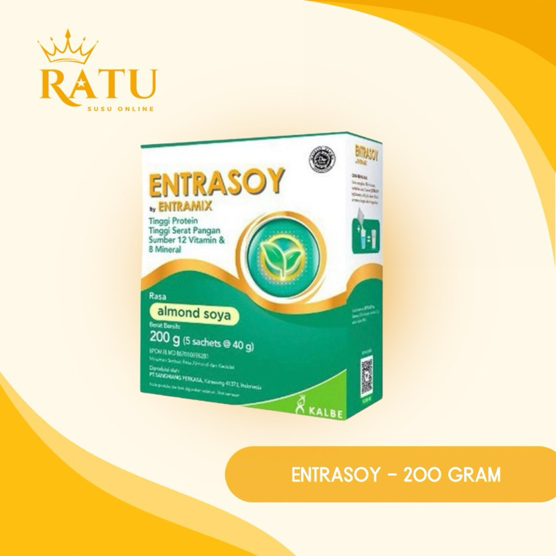 Jual ENTRASOY 200 gram - Nutrisi Lengkap dan Seimbang untuk Dewasa ...