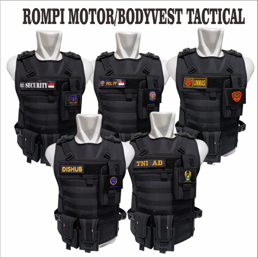 Jual rompi motor body vest / rompi angin / rompi touring / rompi ...