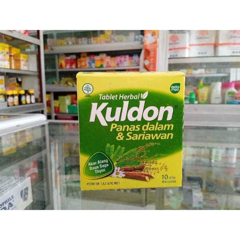 Jual KULDON 1 STRIP ISI 4 TABLET I mengatasi panas dalam dan sariawan ...