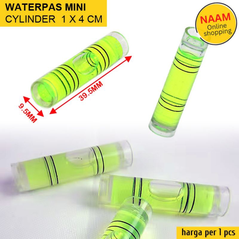 Jual (1X4CM) TABUNG MINI WATERPASS - TABUNG WATER PASS KECIL - SILINDER ...