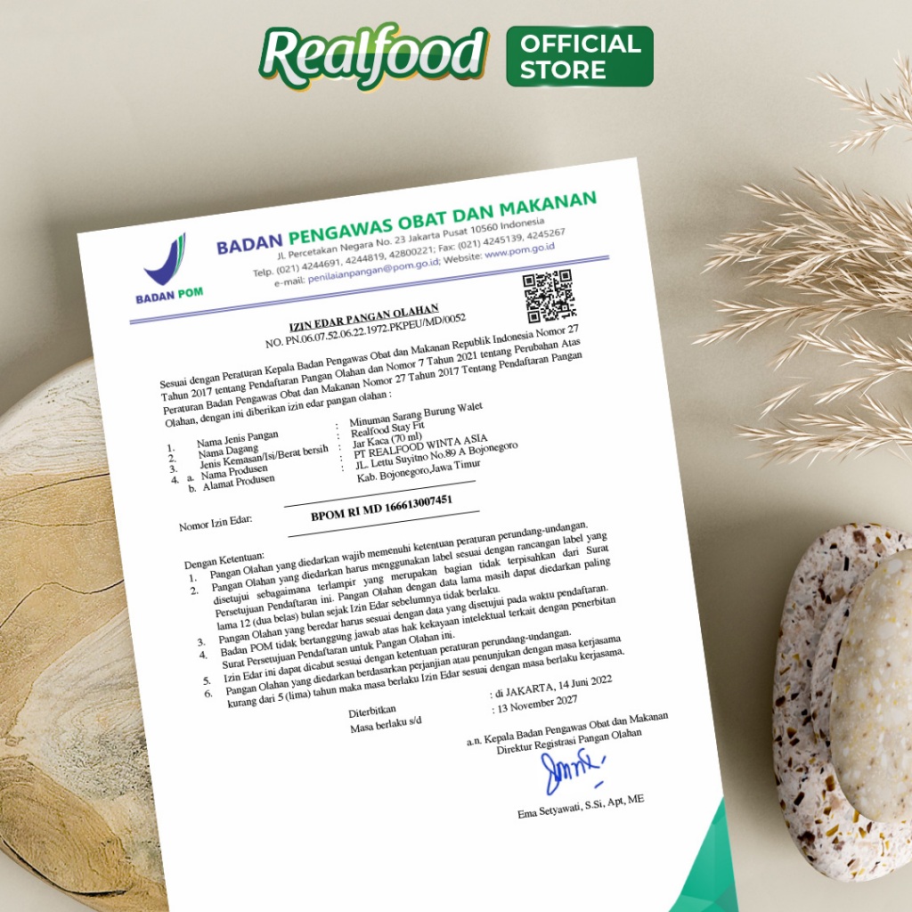 Jual Realfood Stay Fit Minuman Sarang Burung Walet Shopee Indonesia