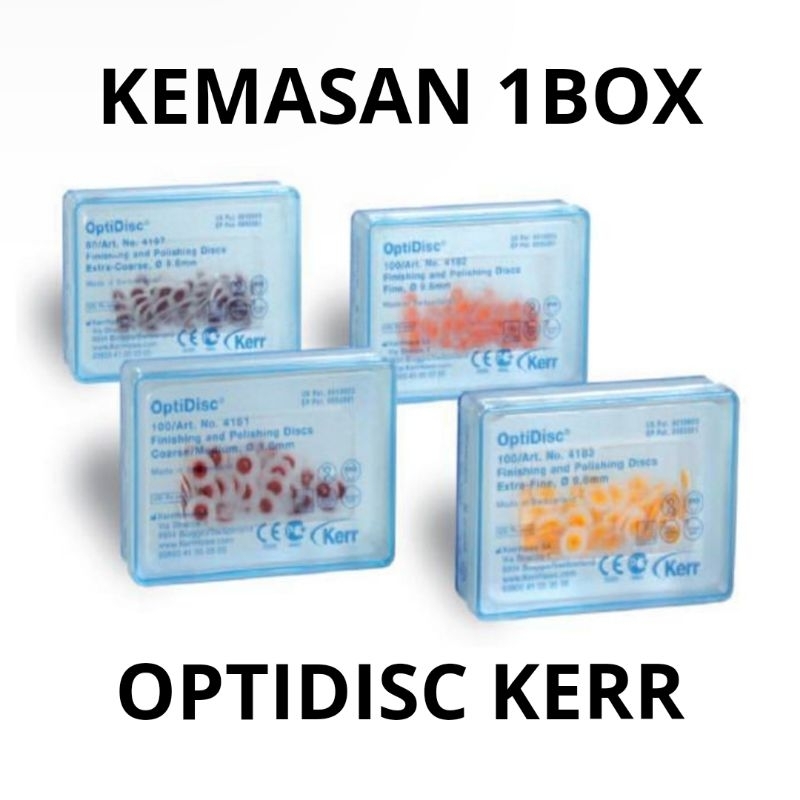 Jual Dental Optidisc Kerr Refill Oiginal Polishing Finishing Gigi 1 Box ...