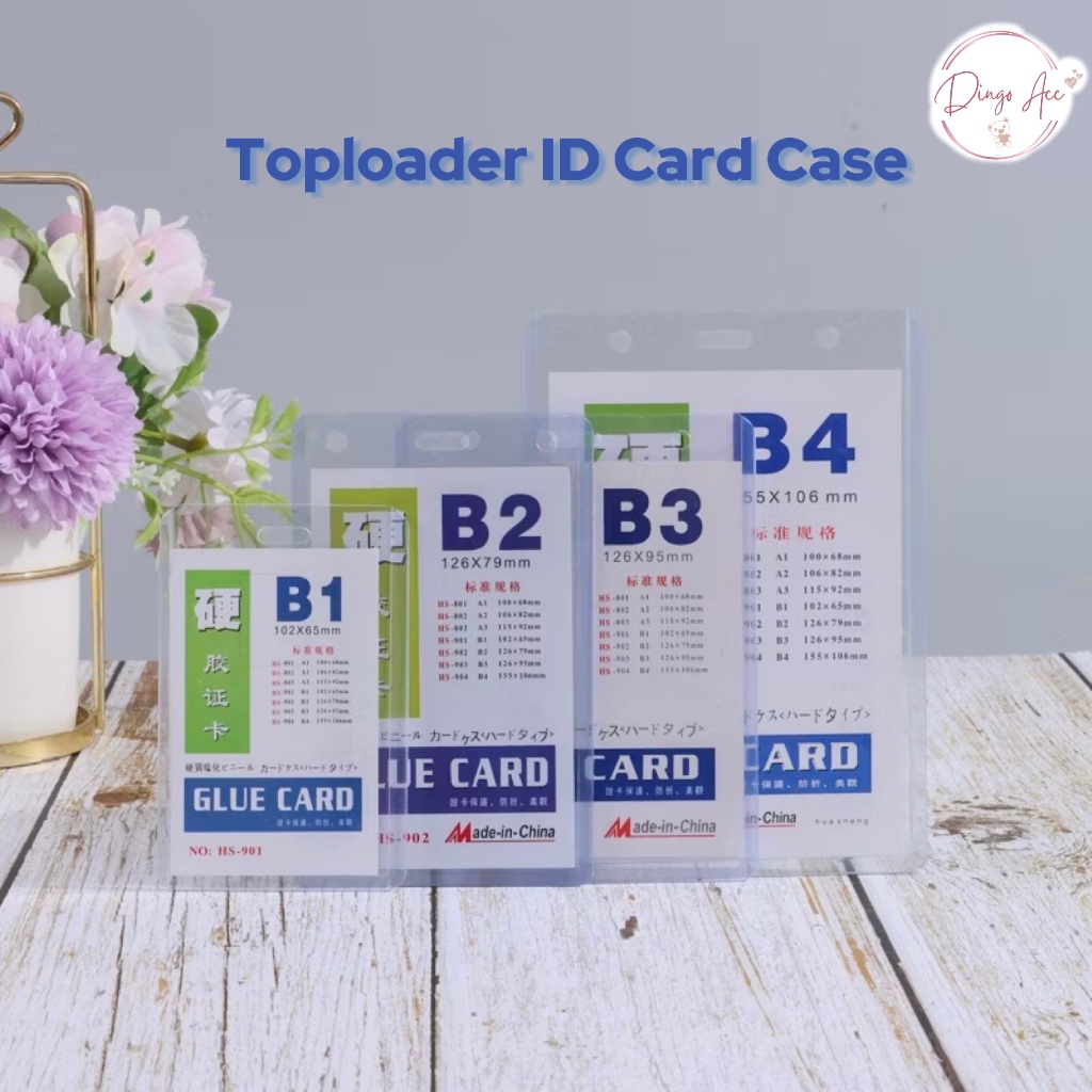 Jual Toploader ID Card Mika B1 B2 B3 B4 / Kartu Plastik Panitia/ Case ...