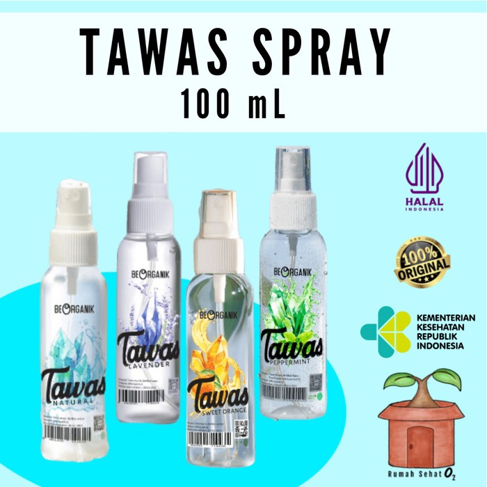 Tawas Spray Natural Sweet Orange Lavender Peppermint Beorganik Ketiak Ketek  Anti Keringat Bau Badan